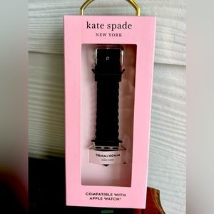 NWT Kate Spade Apple Watch band black